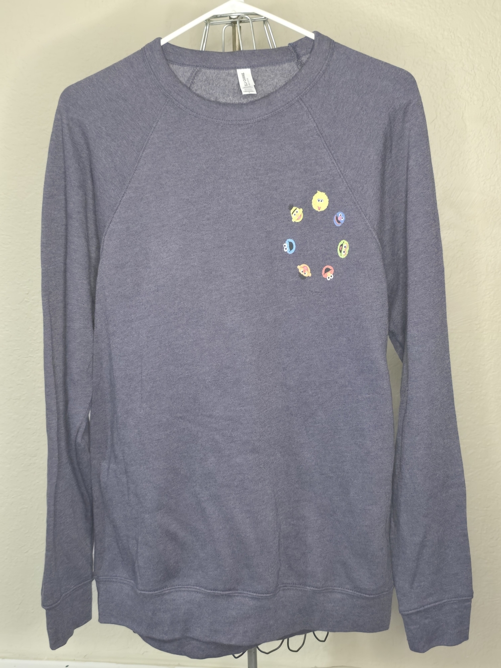 Sesame STREEET Crewneck Sweatshirt BLUE